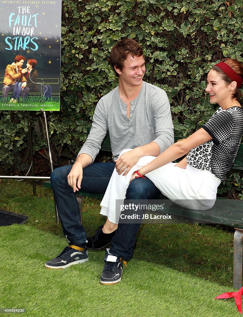 Twentieth Century Fox Home Entertainment's "The Fault In Our Stars" Reunion And Bench Dedication Ceremony