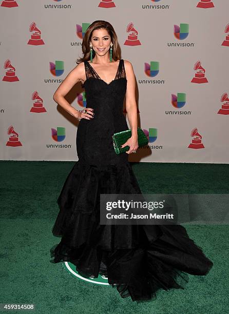 Journalist Lourdes Stephen attends the 15th Annual Latin GRAMMY Awards at the MGM Grand Garden Arena on November 20, 2014 in Las Vegas, Nevada.