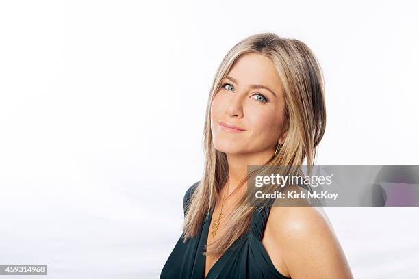 Actress Jennifer Aniston is photographed for Los Angeles Times on October 22, 2014 in Burbank, California. PUBLISHED IMAGE. CREDIT MUST BE: Kirk...