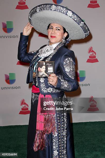 Olivia Gorra attends the 15th annual Latin GRAMMY Awards at the MGM Grand Garden Arena on November 20, 2014 in Las Vegas, Nevada.