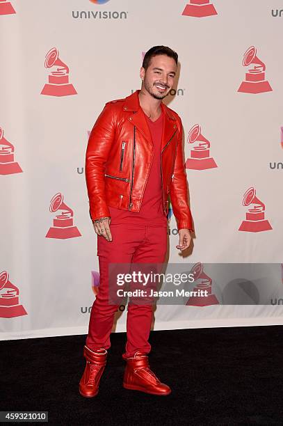 Singer J Balvin attends the 15th Annual Latin GRAMMY Awards at the MGM Grand Garden Arena on November 20, 2014 in Las Vegas, Nevada.