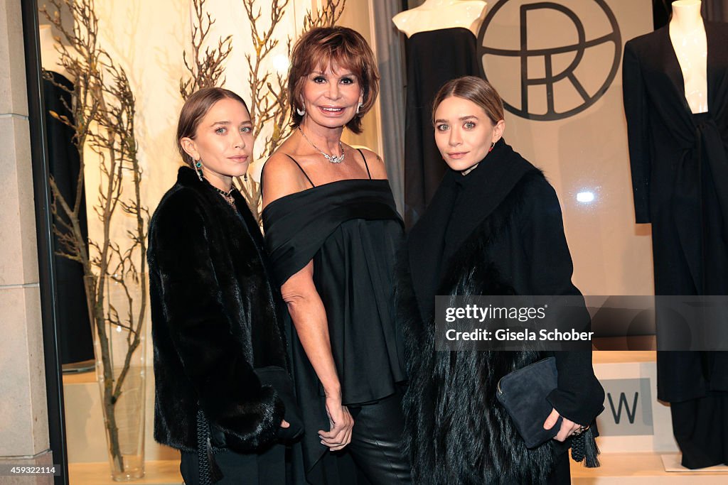 Mary-Kate And Ashley Olsen Present Their collection 'The Row' By Marion Heinrich