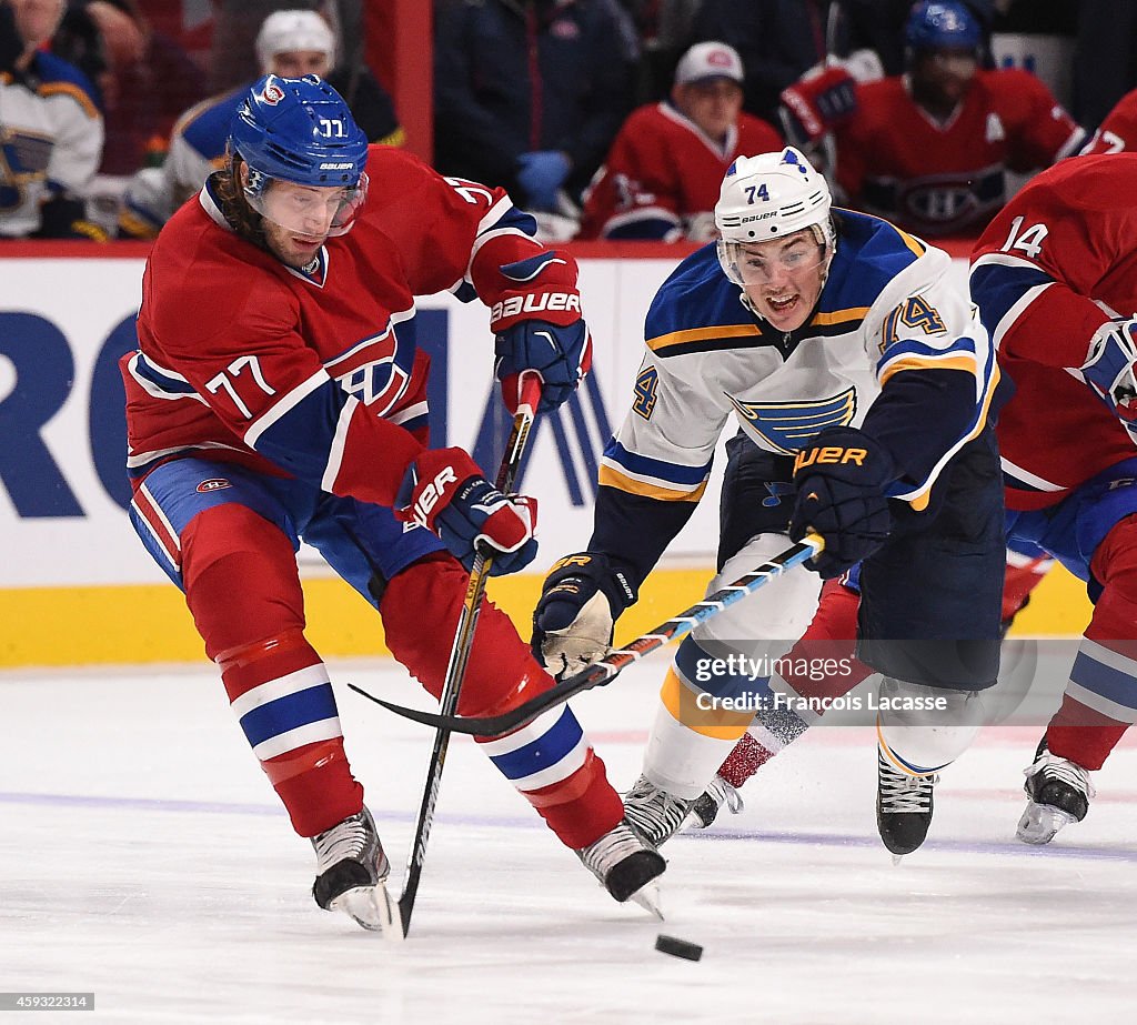 St Louis Blues v Montreal Canadiens