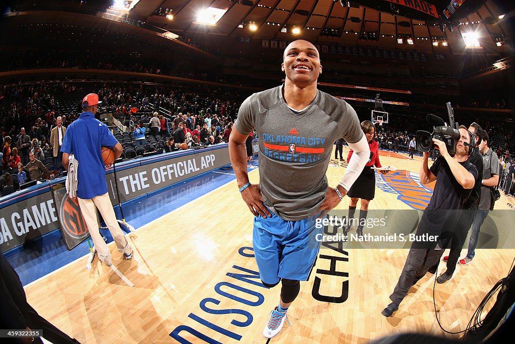 Oklahoma City Thunder v New York Knicks