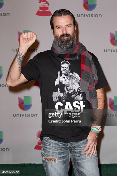 Songwriter Jarabe de Palo attends the 15th annual Latin GRAMMY Awards at the MGM Grand Garden Arena on November 20, 2014 in Las Vegas, Nevada.