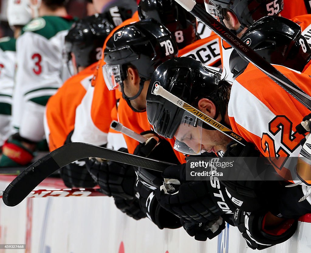 Minnesota Wild v Philadelphia Flyers