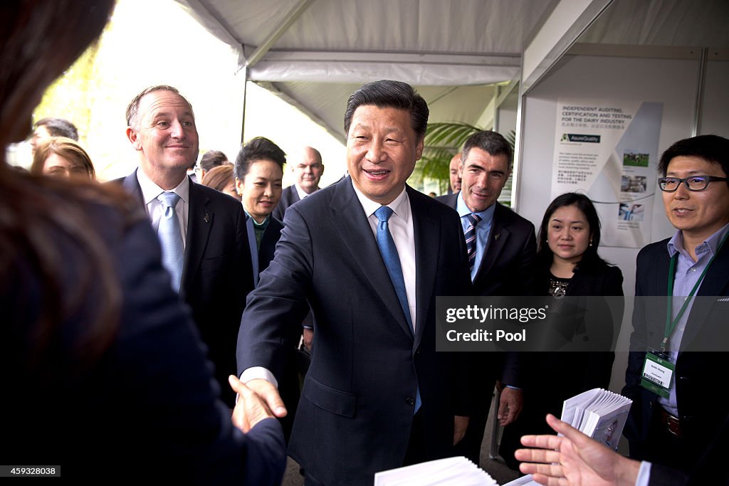 President Xi Jinping Of China Visits Auckland