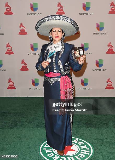 Soprano Olivia Gorra attends the 15th Annual Latin GRAMMY Awards at the MGM Grand Garden Arena on November 20, 2014 in Las Vegas, Nevada.