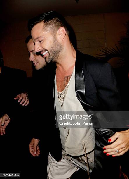 Singer Ricky Martin attends the 15th annual Latin GRAMMY Awards at the MGM Grand Garden Arena on November 20, 2014 in Las Vegas, Nevada.