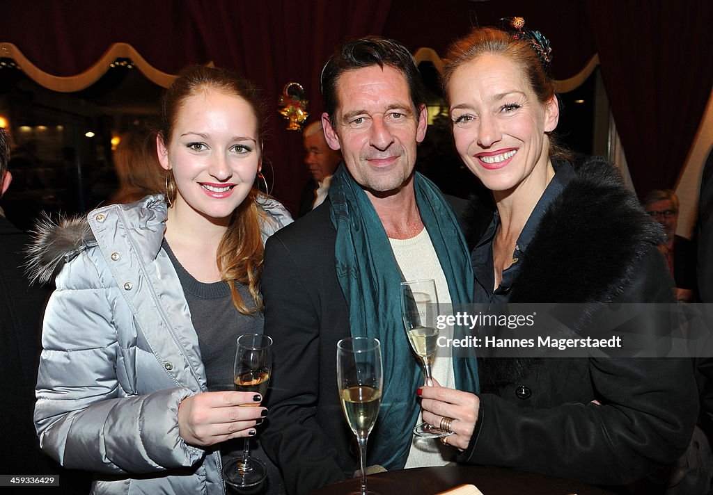Actor Max Tidof and Lisa Seitz with daughter Luzie Seitz attend the ...