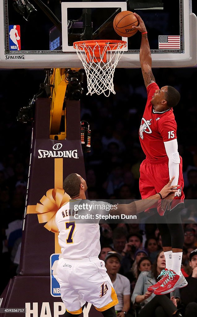 Miami Heat v Los Angeles Lakers