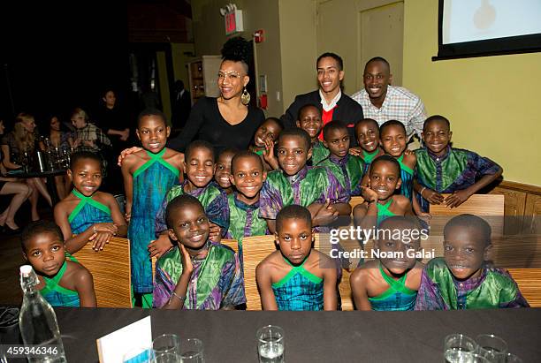 The African Childrens Choir attend the 6th Annual African Children's Choir Changemakers Gala at City Winery on November 20, 2014 in New York City.