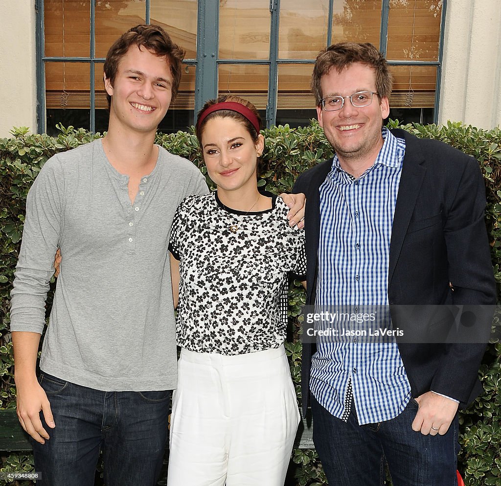 "The Fault In Our Stars" Reunion And "Amsterdam" Bench Dedication Ceremony