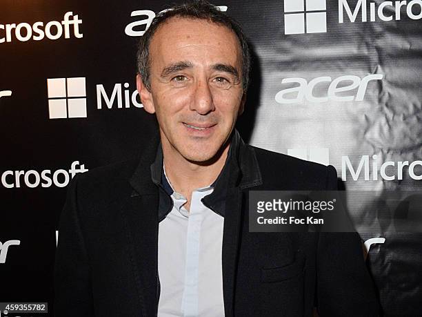 Elie Semoun attends the Acer Pop Up Store Launch Party at Les Halles on November 20, 2014 in Paris, France.