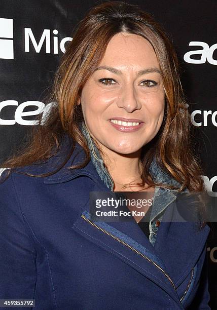 Shirley Bousquet attends the Acer Pop Up Store Launch Party at Les Halles on November 20, 2014 in Paris, France.