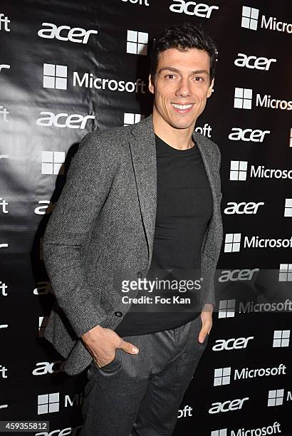 Taig Khris attends the Acer Pop Up Store Launch Party at Les Halles on November 20, 2014 in Paris, France.