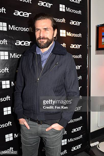 Gregory Fitoussi attends the Acer Pop Up Store Launch Party at Les Halles on November 20, 2014 in Paris, France.
