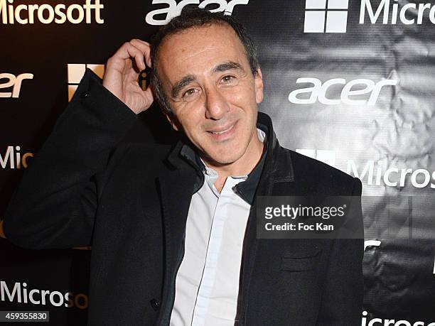 Elie Semoun attends the Acer Pop Up Store Launch Party at Les Halles on November 20, 2014 in Paris, France.