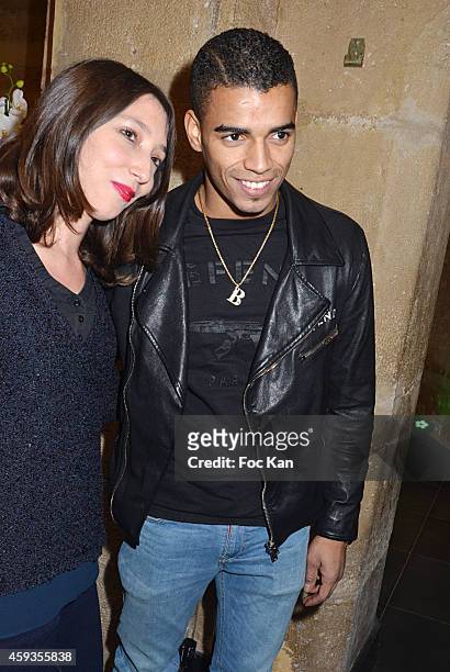 Brahim Zaibat and a guest attend the Acer Pop Up Store Launch Party at Les Halles on November 20, 2014 in Paris, France.
