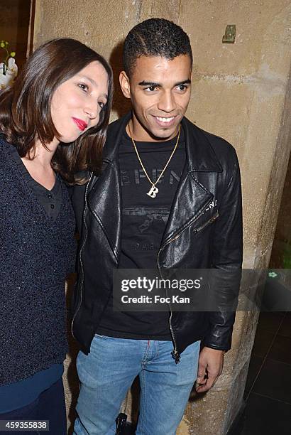 Brahim Zaibat and a guest attend the Acer Pop Up Store Launch Party at Les Halles on November 20, 2014 in Paris, France.