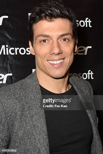 Taig Khris attends the Acer Pop Up Store Launch Party at Les Halles on November 20, 2014 in Paris, France.