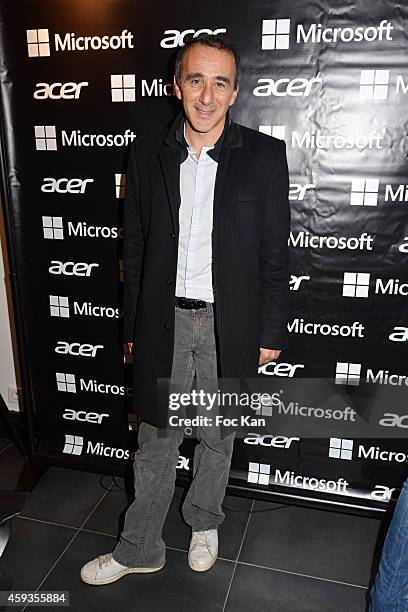 Elie Semoun attends the Acer Pop Up Store Launch Party at Les Halles on November 20, 2014 in Paris, France.