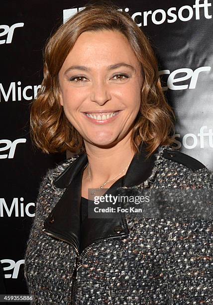 Sandrine Quetier attends the Acer Pop Up Store Launch Party at Les Halles on November 20, 2014 in Paris, France.