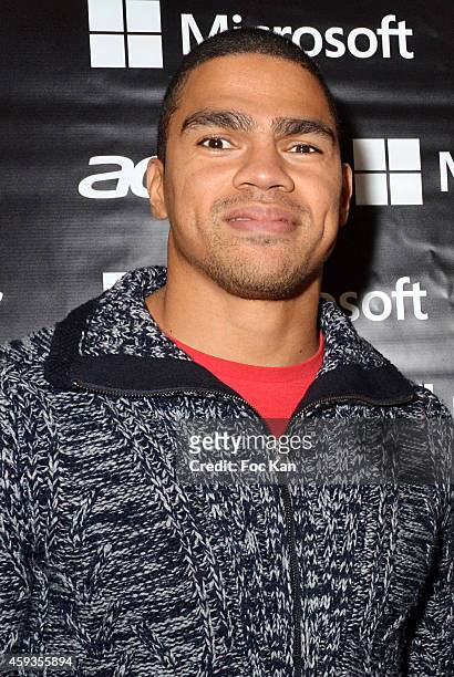 Daniel Narcisse attends the Acer Pop Up Store Launch Party at Les Halles on November 20, 2014 in Paris, France.