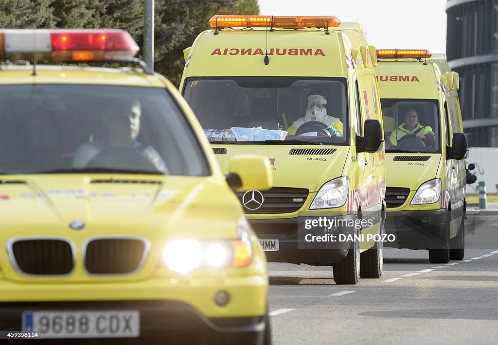 SPAIN-HEALTH-WAFRICA-EBOLA