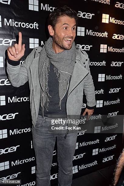 Christophe Beaugrand attends the Acer Pop Up Store Launch Party at Les Halles on November 20, 2014 in Paris, France.