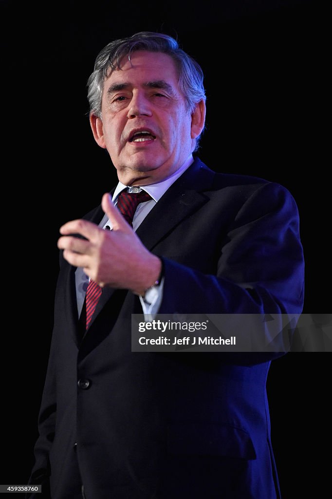 Gordon Brown Speaks At The State Of The City Economy Conference