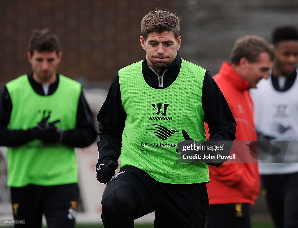 Liverpool FC Training Session