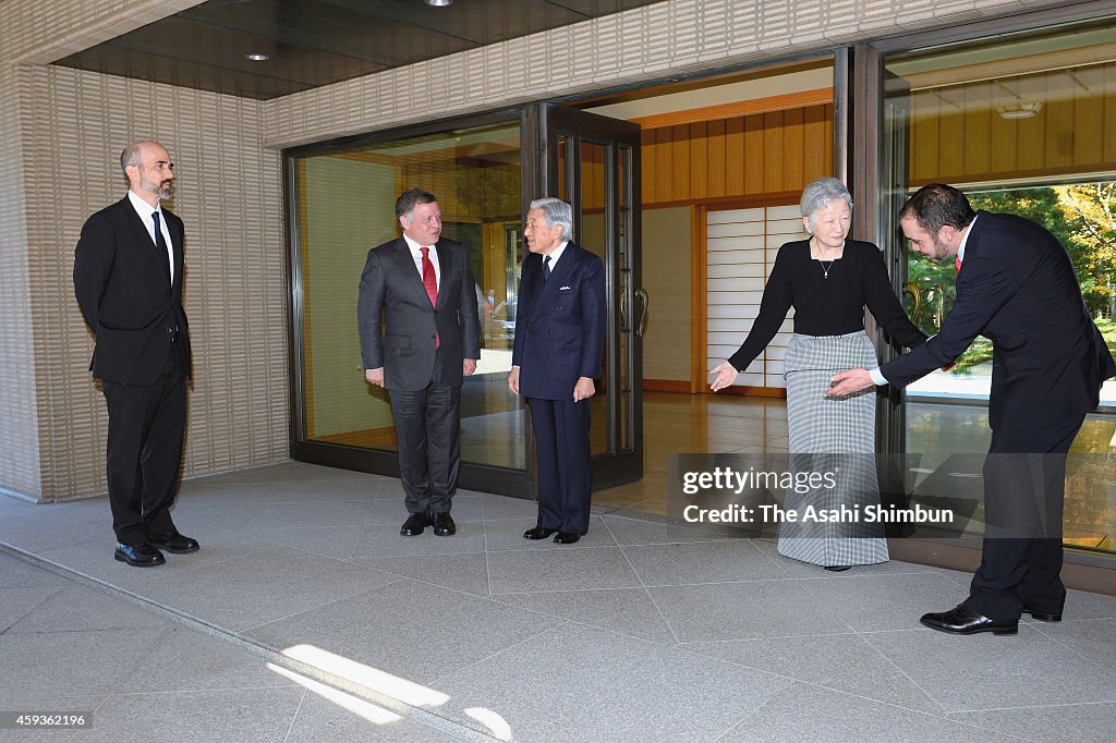 King Abdullah II of Jordan Visits Japan