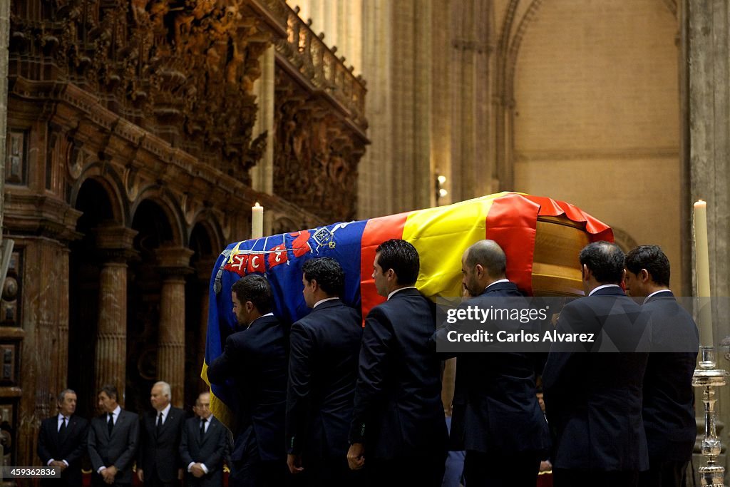 Funeral Service For Duchess of Alba In Seville Cathedral