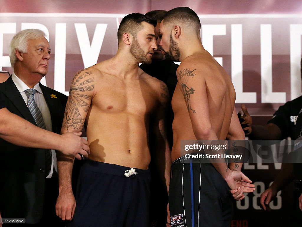 Nathan Cleverly & Tony Bellew - Weigh In