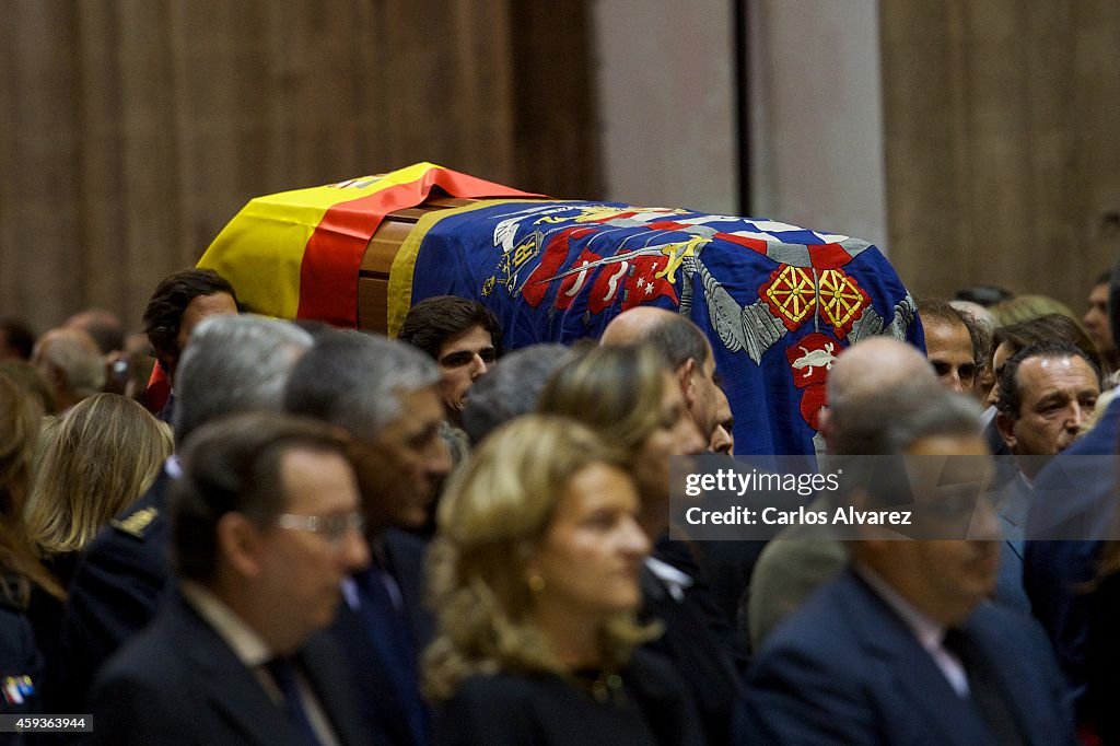 Funeral Service For Duchess of Alba In Seville Cathedral