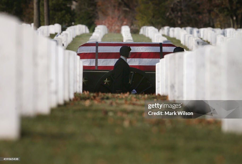 Soldier Killed In Afghanistan Buried At Arlington National Cemetery