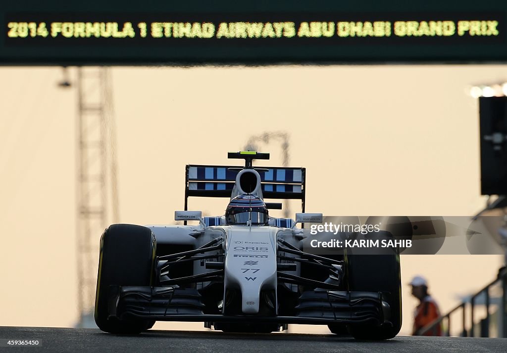 AUTO-PRIX-F1-ABU-DHABI-PRACTICE