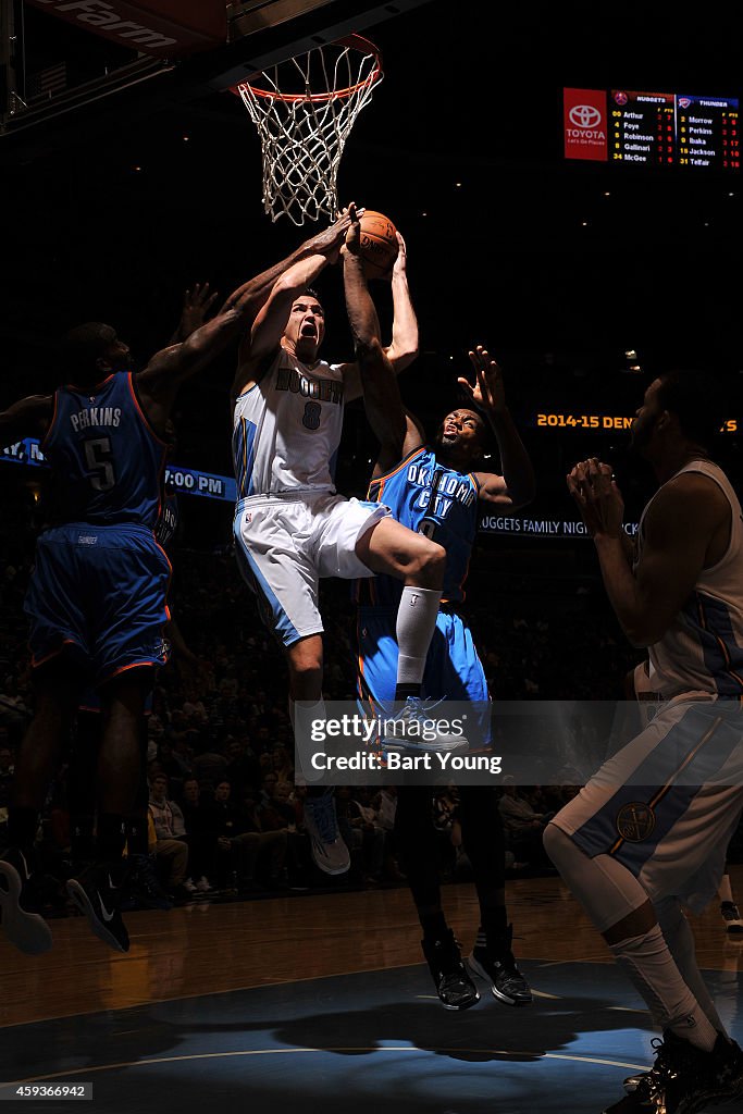 Oklahoma City Thunder v Denver Nuggets