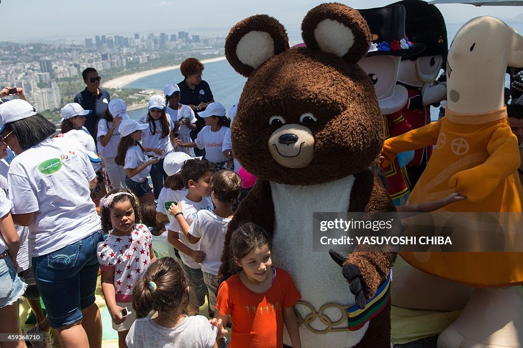 BRAZIL-OLY2016-PREVIOUS MASCOTS-SUGARLOAF