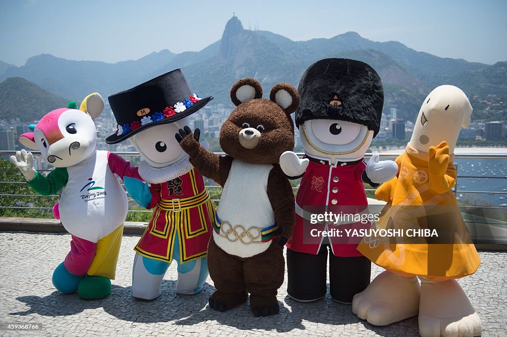 BRAZIL-OLY2016-PREVIOUS MASCOTS-SUGARLOAF