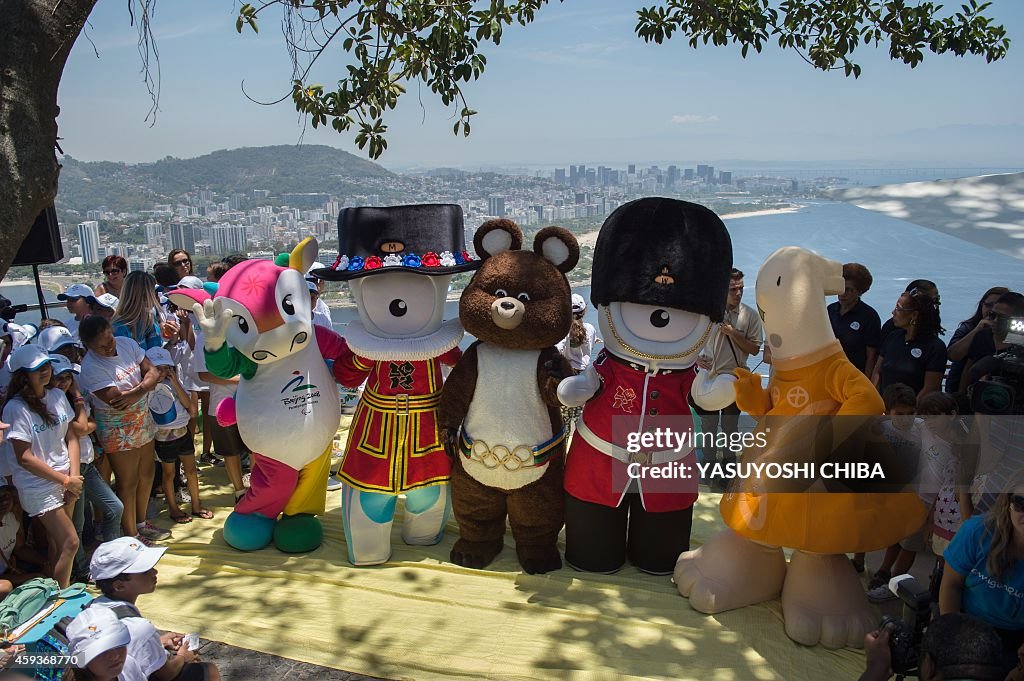 BRAZIL-OLY2016-PREVIOUS MASCOTS-SUGARLOAF