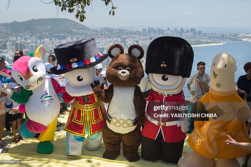 BRAZIL-OLY2016-PREVIOUS MASCOTS-SUGARLOAF