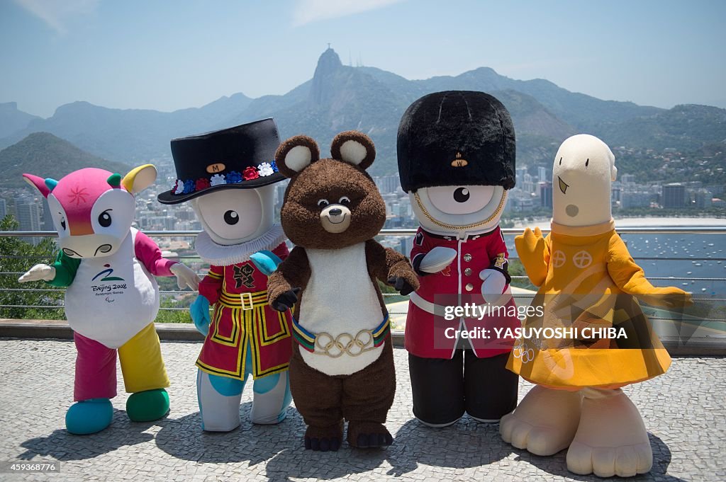 BRAZIL-OLY2016-PREVIOUS MASCOTS-SUGARLOAF