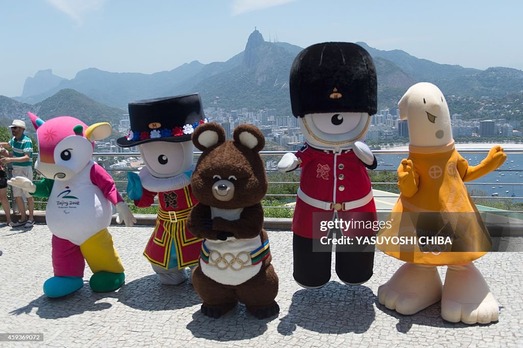 BRAZIL-OLY2016-PREVIOUS MASCOTS-SUGARLOAF