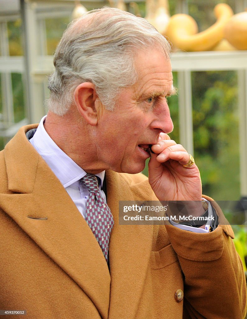 Prince Of Wales Visits The National Heritage Garden