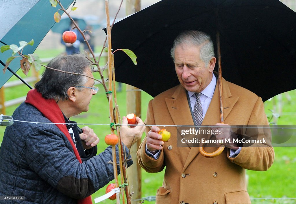 Prince Of Wales Visits The National Heritage Garden