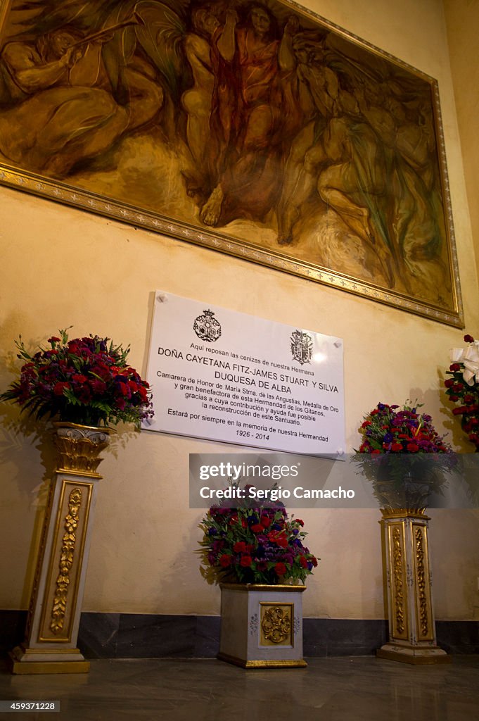 The Ashes Of Duchess Of Alba are Interred At Cristo de los Gitanos Church