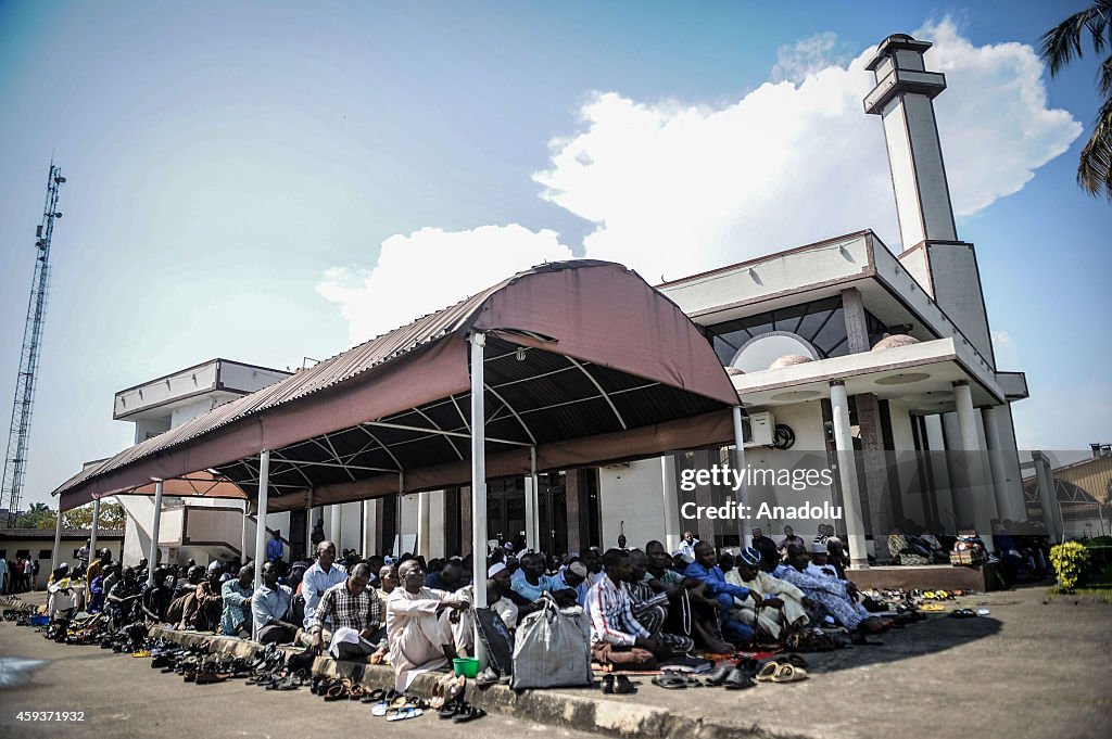 Friday prayer in Lagos, Nigeria