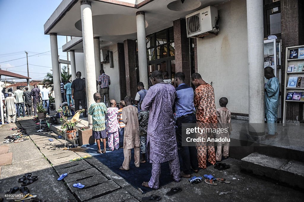 Friday prayer in Lagos, Nigeria